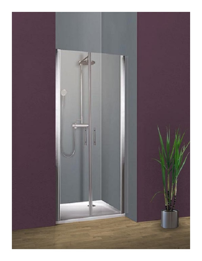 Portes De Douche Battantes, Verre 5 Mm Anticalcaire à Porte Douche Accordeon 80 Portes De Douche Battantes, Verre 5 Mm Anticalcaire à Porte Douche Accordeon 80