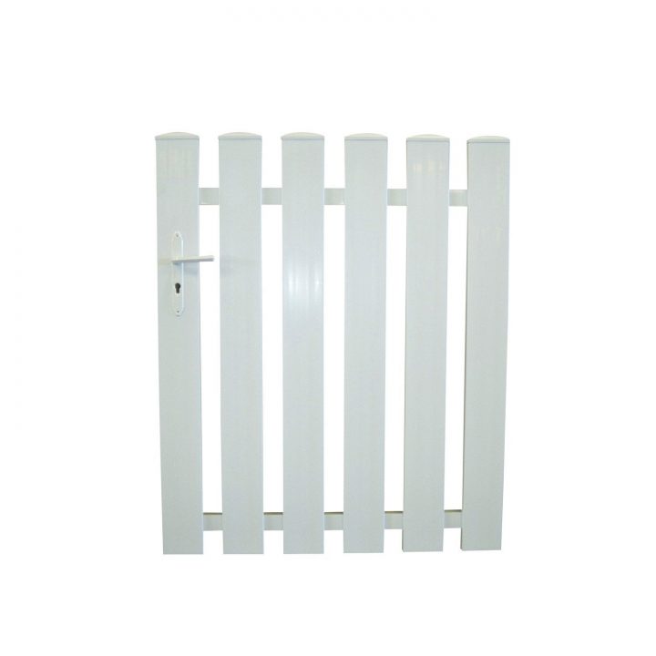 Portillon Battant Auray L.100 X H.120.0 Cm, Blanc | Leroy encequiconcerne Portillon De Jardin