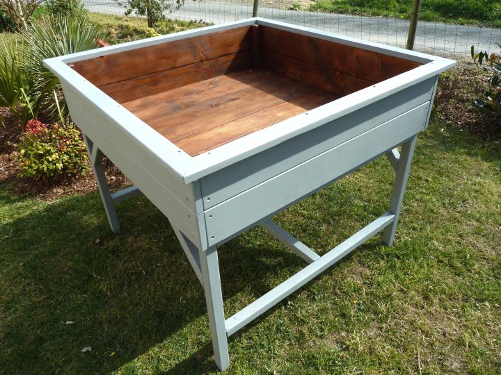 Potager Sureleve Avec Palette En Bois De Recuperation Of destiné Carré Potager Sur Pied Brico Dépôt