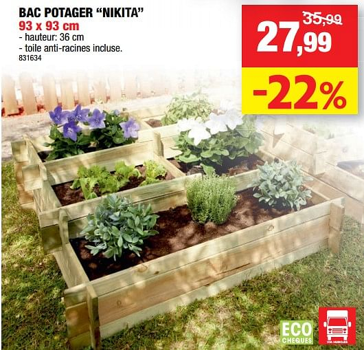 Promotion Brico Depot: Carré Potager Sur Pied – Produit à Carré Potager Brico Depot