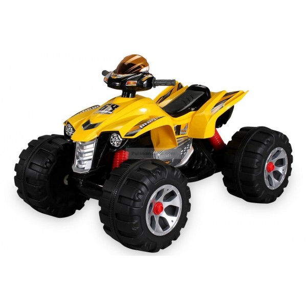 Quad Électrique Pour Enfant Js318 12 Volts Jaune Vif concernant Quad Enfant Electrique