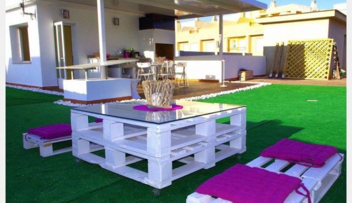 Salon De Jardin Palette Bois: Fabrication, Avantages concernant Salon De Jardin En Palettes