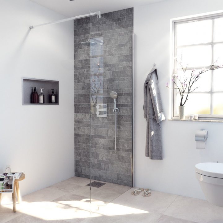 Saniclass Bellini Douche À L'Italienne 100X200Cm Profilé à Construction Douche À L'Italienne Saniclass Bellini Douche À L'Italienne 100X200Cm Profilé à Construction Douche À L'Italienne