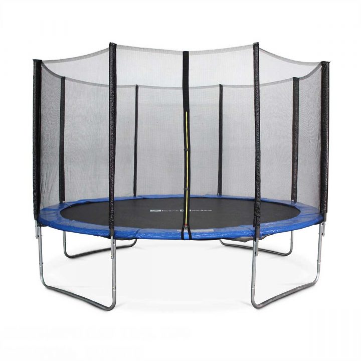 Saturne Xxl 12 Foot Trampoline Blue – Alice'S Garden dedans Trampoline Alice Garden