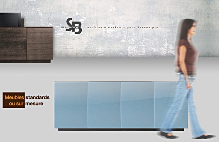 Sb Concept, Les Meubles Tv Élévateurs Made In France concernant Meuble Tv Elevateur