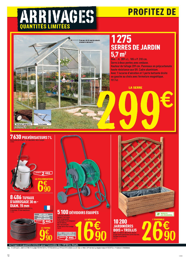 Serre De Jardin A Brico Depot – Mobilier De Jardin Et Terasse destiné Carré Potager Brico Depot