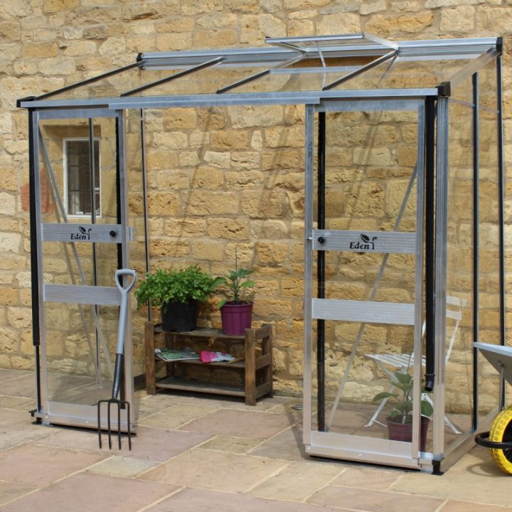 Serre De Jardin Adossée 3,36M² Verre Trempé Broadway Eden destiné Ma Serre De Jardin