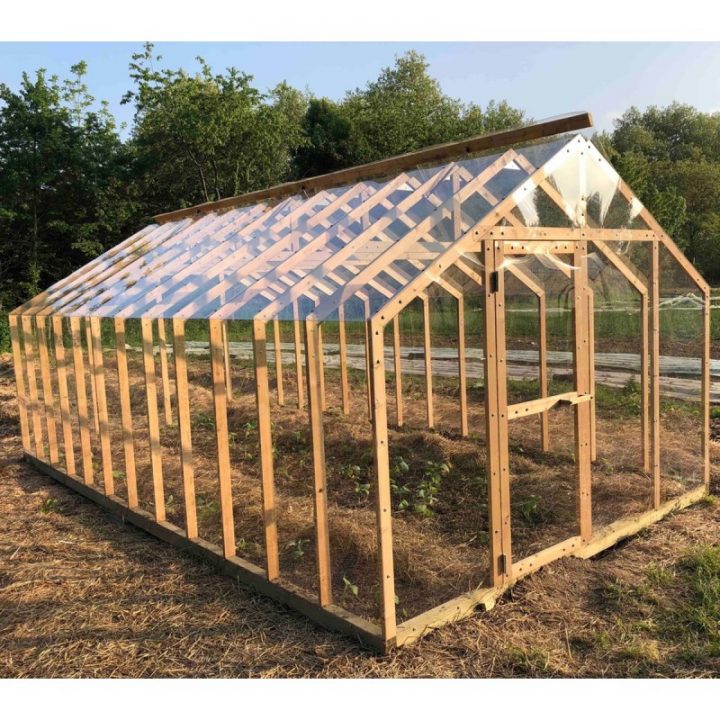 Serre Lancelot 20M² En Bois Et Polycarbonate Avec Montage pour Ma Serre De Jardin