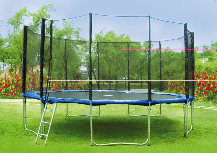 Sixbros 4,30 M Ø Jardin Xxl Trampoline Trampoline Ensemble concernant Alice Garden Trampoline