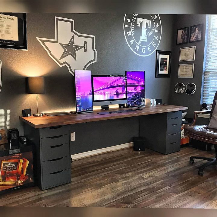 Slide To See Specs Beautiful Gaming Room I Truly Love That avec Ikea Karlby Bureau