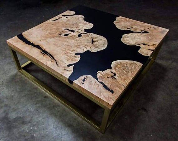 Table Basse Bois D'Olivier Et Résines | Table Basse Bois serapportantà Table Bois Resine Table Basse Bois D'Olivier Et Résines | Table Basse Bois serapportantà Table Bois Resine