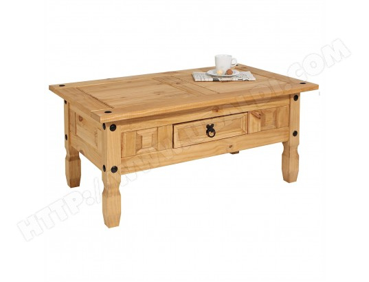 Table Basse De Salon Salsa Rectangulaire En Bois Style à Meuble Salsa