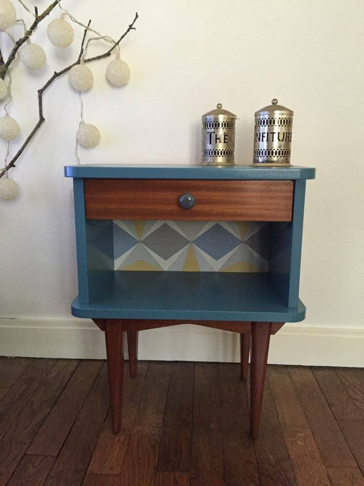 Table De Chevet 50’S dedans Meuble D Appoint Salon Table De Chevet 50’S dedans Meuble D Appoint Salon