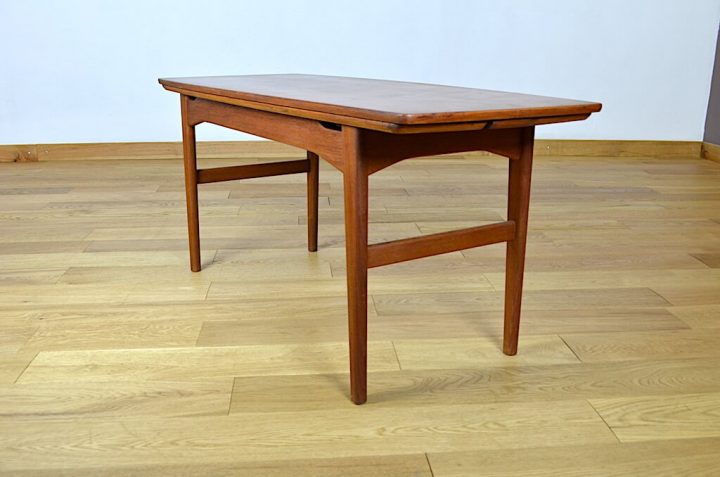 Table Modulable Danoise En Teck Kai Kristiansen 1960 serapportantà Table En Teck