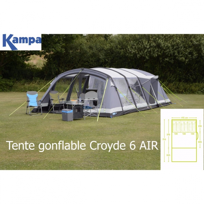Tente Gonflable Croyde 6 Air – Tentes Gonflables – Tentes tout Toile De Tente Gonflable