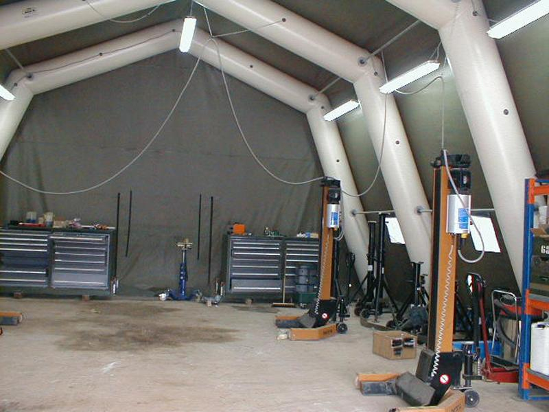 Tentes De Stockage Gonflables Tag De Type Atelier dedans Toile De Tente Gonflable