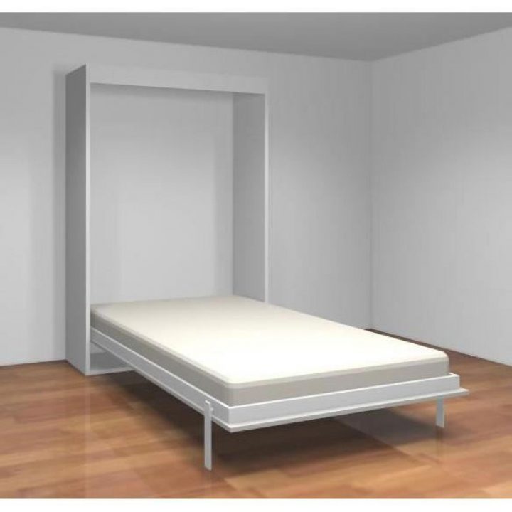 Teo – Armoire Lit Escamotable 140 Cm Blanc Mat Et Gris intérieur Armoire Ordinateur Fermée Teo – Armoire Lit Escamotable 140 Cm Blanc Mat Et Gris intérieur Armoire Ordinateur Fermée