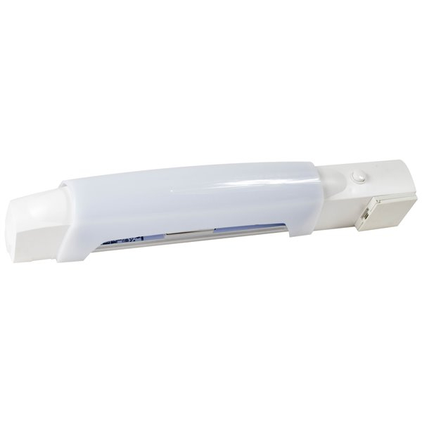 Tibelec Applique Salle De Bain Blanche Tube Led 6W Et Prise tout Applique Salle De Bain Avec Interrupteur