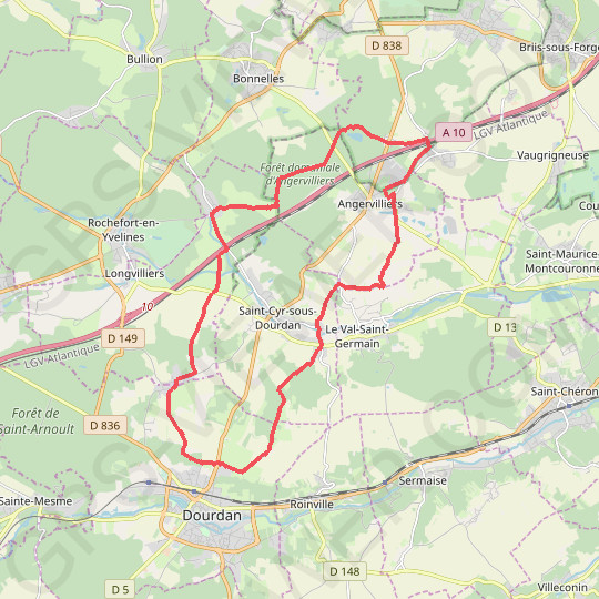 Trace Gps Angervilliers – Dourdan, Itinéraire, Parcours serapportantà La Cabane Palaiseau Trace Gps Angervilliers – Dourdan, Itinéraire, Parcours serapportantà La Cabane Palaiseau
