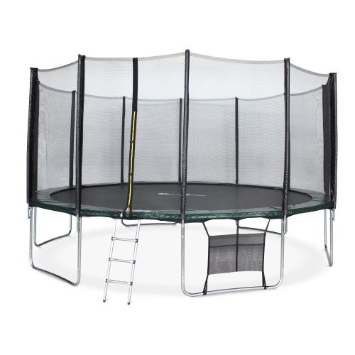 Trampoline Ø 490 Cm, Veiligheidsnet, Ladder, Dekzeil à Trampoline 490Cm Trampoline Ø 490 Cm, Veiligheidsnet, Ladder, Dekzeil à Trampoline 490Cm