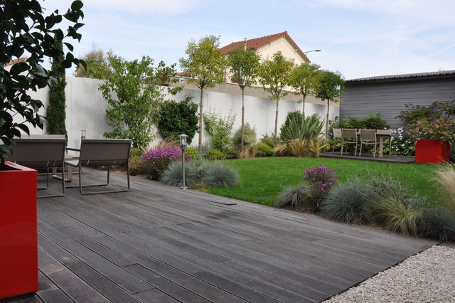 Un Jardin De Ville – Moderne – Terrasse En Bois – Paris – Par Garden Trotter dedans Un Jardin En Ville