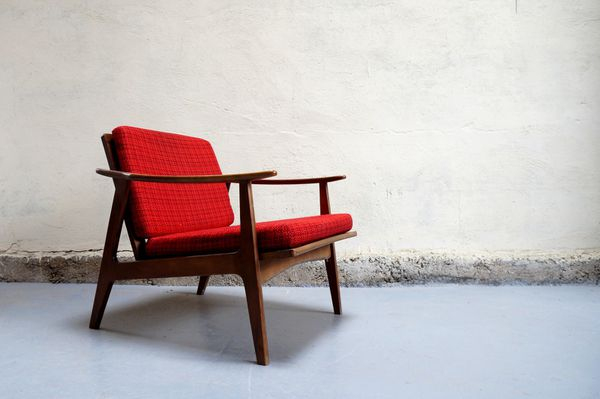 Vendu – Fauteuil Scandinave Chauffeus Design Années 50 60 pour Meubles Scandinaves Vintage