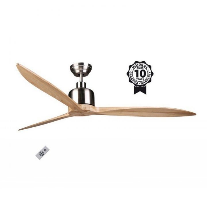 Ventilateur De Plafond Dc Pales Bois 166 Cm De Klassfan intérieur Ventilateur Plafond