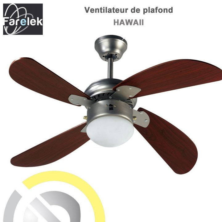 Ventilateur De Plafond Hawaii 107 Cm tout Ventilateur Plafond