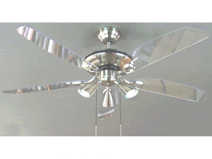 Ventilateur De Plafond "Nuage" – Ø 132 Cm – Coloris Chrome dedans Ventilateur Plafond Brico Dépôt