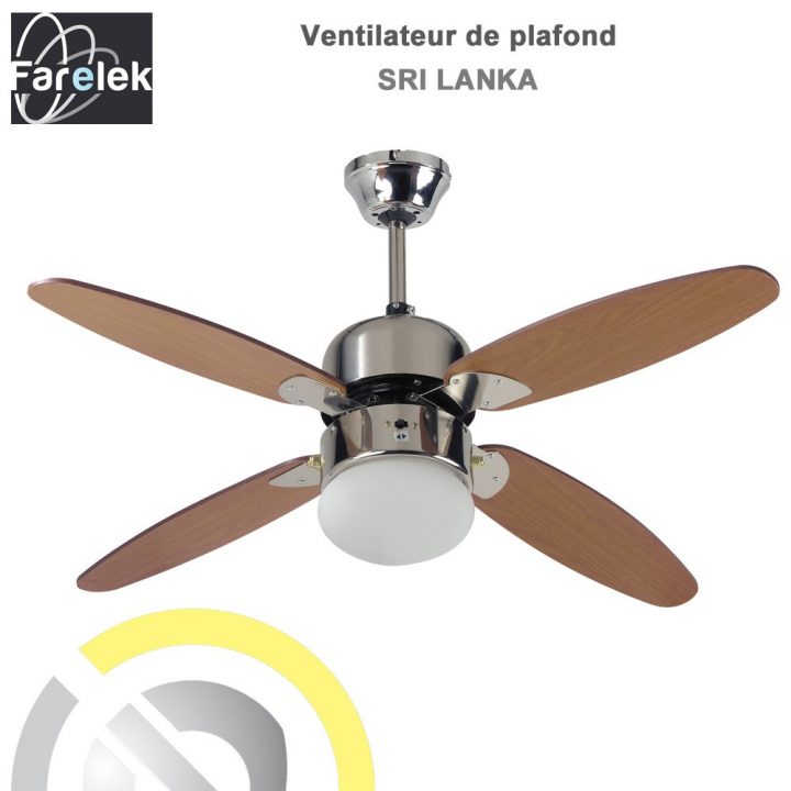 Ventilateur De Plafond Sri Lanka 107 Cm avec Ventilateur Plafond