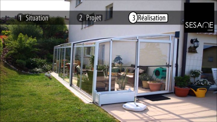 Veranda Mobile Sesame – Veranda Et Abri Jardin intérieur Abri Moto Retractable
