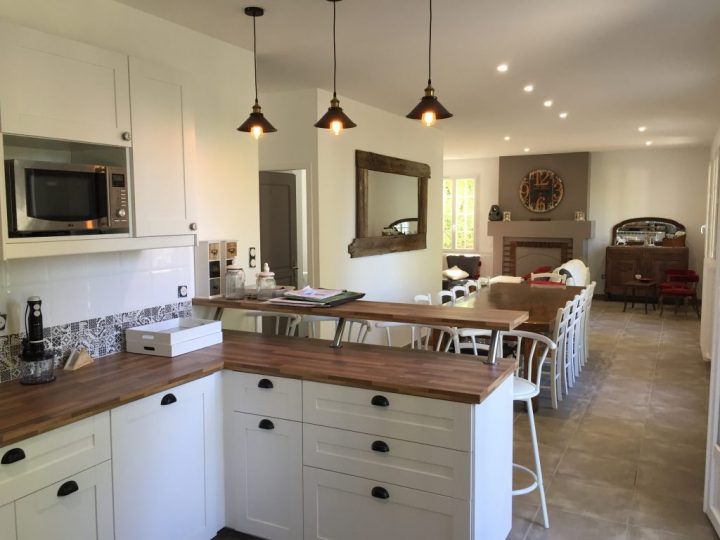 Viste Du Salon, Salle À Manger Et Cuisine Du Gite Le Clos intérieur Salon Salle À Manger 30M2