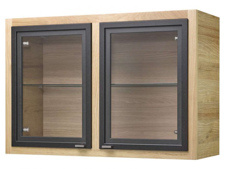 Vitrine Haute 90 Cm B-Stro – Vente De Meuble Haut – Conforama avec Meuble Vitrine Conforama