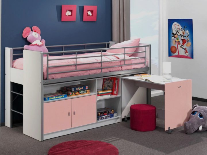 100 Schème Lit Enfant Fille à Rideau Pour Lit Mezzanine