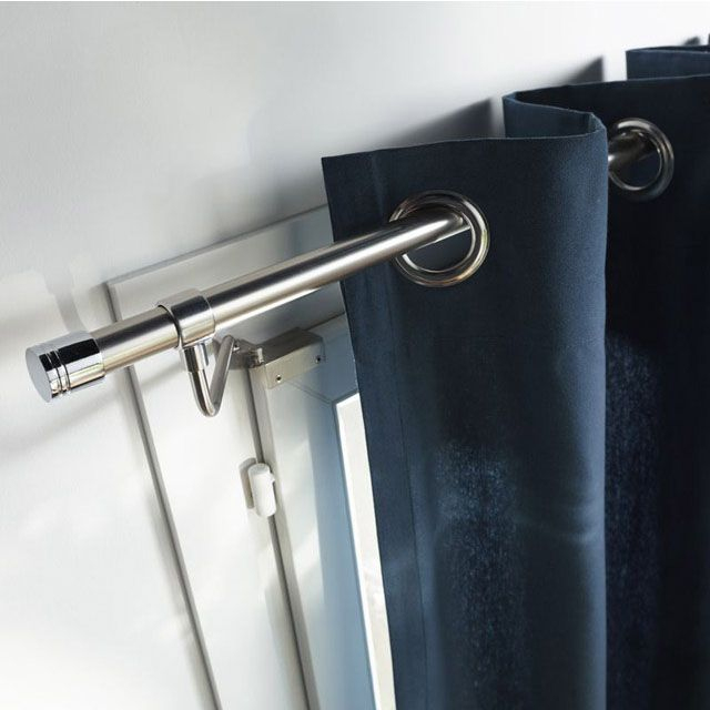 2 Supports Sans Percage Colours Chris Chrome Mat Ø20 Mm destiné Tringle À Rideau Castorama 2 Supports Sans Percage Colours Chris Chrome Mat Ø20 Mm destiné Tringle À Rideau Castorama