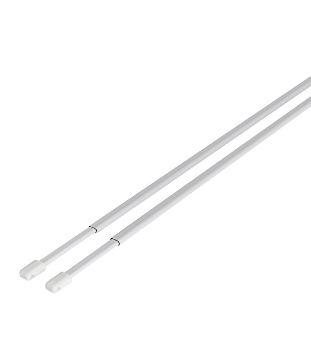 2 Tringles Plates Extensibles 80-100 Cm Blanc Boulet | Bhv serapportantà Tringle Rideau Plate 2 Tringles Plates Extensibles 80-100 Cm Blanc Boulet | Bhv serapportantà Tringle Rideau Plate