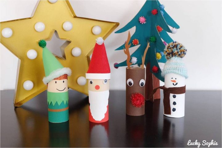 24 Activités Créatives De Noël Avec Les Enfants Diy à Decoration De Noel Avec Rouleau Papier Toilette