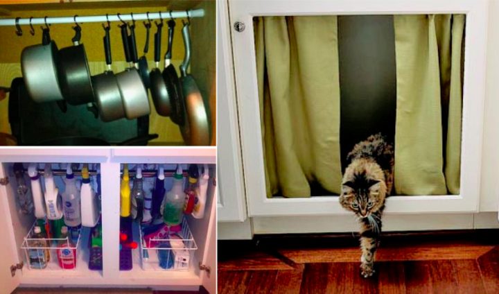 27 Idées Déco Et Rangement Avec Des Tringles À Rideaux intérieur Tringle Rideau Sous Evier 27 Idées Déco Et Rangement Avec Des Tringles À Rideaux intérieur Tringle Rideau Sous Evier