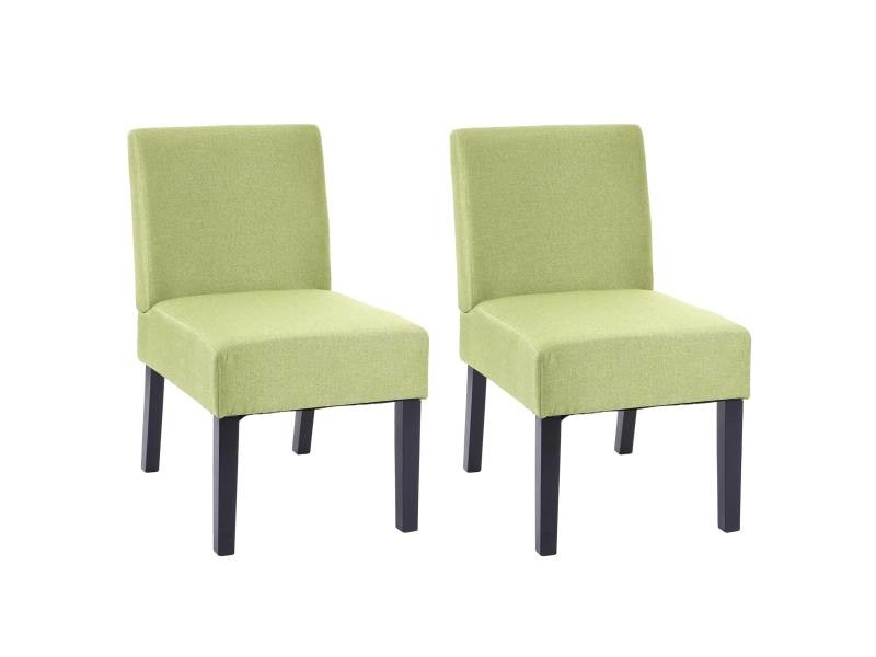 2X Chaise De Salle À Manger HwcF61, Fauteuil Lounge avec Chaise De