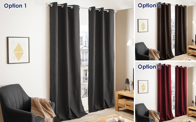 35$ Taxes Incluses Pour Une Paire De Rideaux Coupe-Lumière dedans Rideaux À La Coupe
