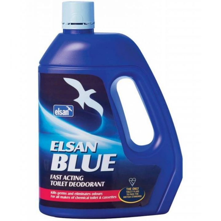 4 Elsan® Bleu 4L Pour Toilettes Chimiques pour Toilettes Chimiques