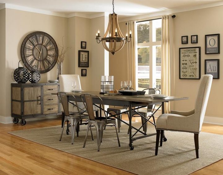 43 Dining Room Ideas And Designs pour Table De Salle A Manger Style Industriel