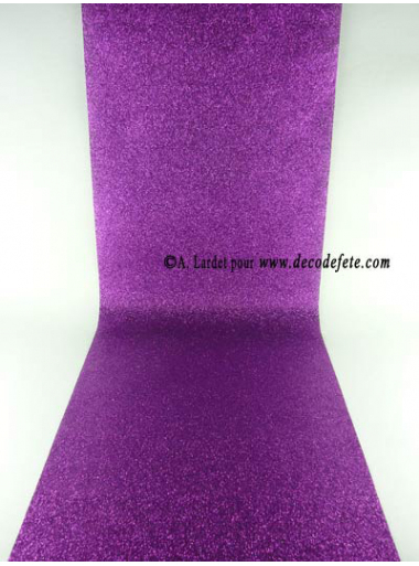 5M Chemin De Table Arc De Triomphe Fushia – Chemins De avec Chemin De Table Fushia