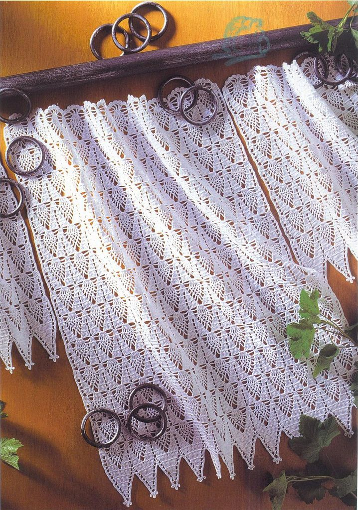 80 Best Crochet Rideaux Images On Pinterest | Cortinas concernant Rideaux A Crochet