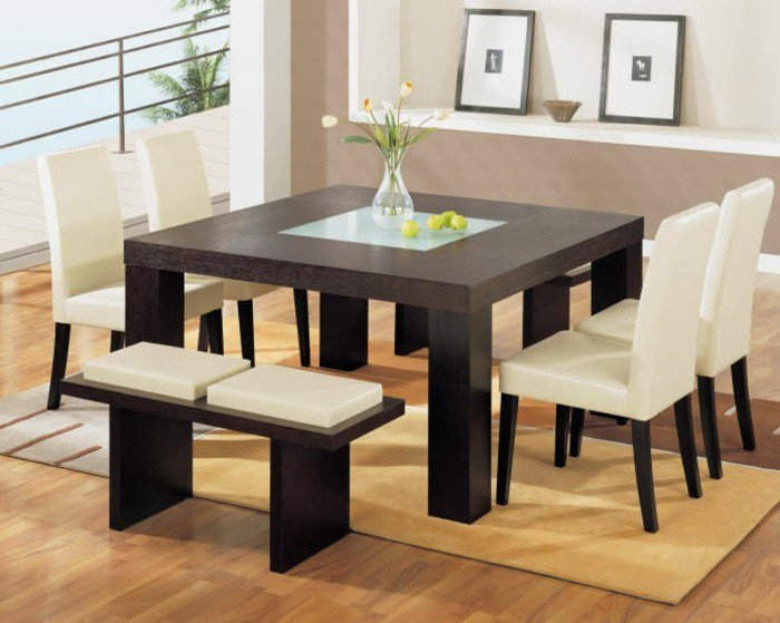 80 Idées Pour Bien Choisir La Table À Manger Design intérieur Table De Salle À Manger Carrée