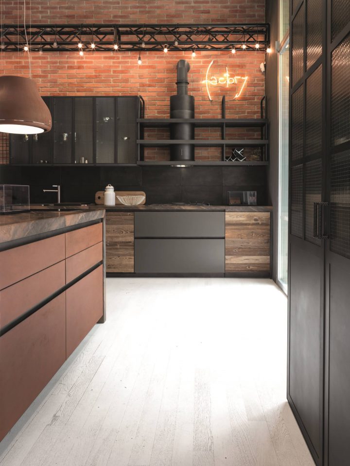 meuble de cuisine style industriel