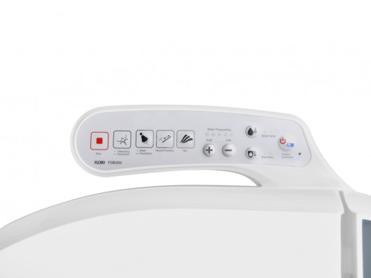 Abattant Japonais Intelligent De Toilette Flany Blanc concernant Toilette Japonais