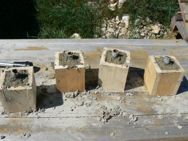 Abergement De Cheminée Et Encore Un Peu De Beton. tout Chapeau Cheminée Béton