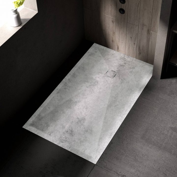 Acheter Son Bac De Douche Extra Plat En Résine Pleine destiné Carrelage Pour Receveur Douche