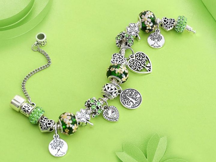 Acheter Vert Arbre De Vie Charme Pandora Bracelet Couleur serapportantà Bracelet Chemin De Vie Avis